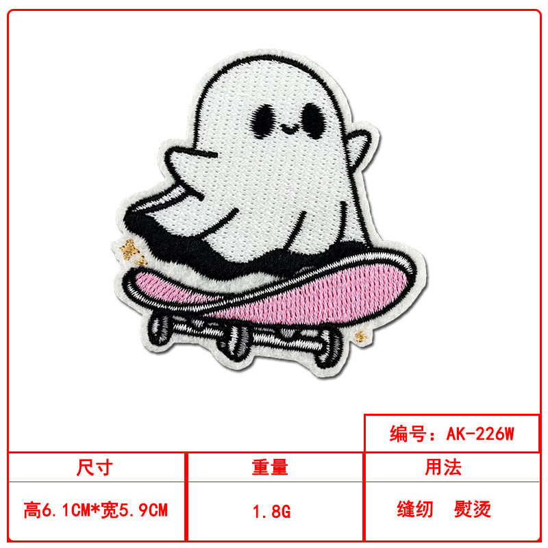 Wholesale Ghost Witch Embroidered Patch