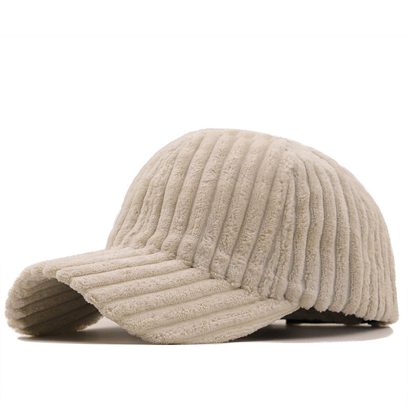 Wholesale Winter Warm Corduroy Fashion Casual Couple Versatile Duckbill Cap
