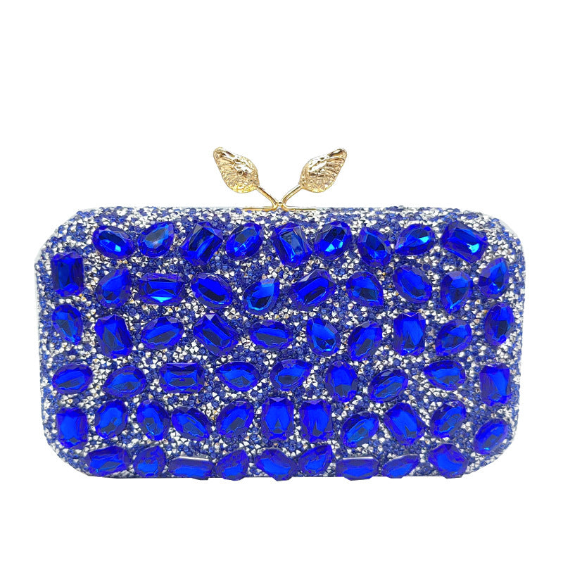 Wholesale Diamond Set Banquet Color Luxury Banquet Fashion Water Diamond Handbag