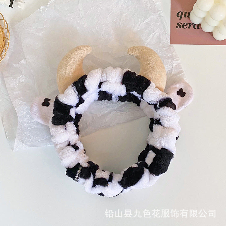 Wholesale Makeup Milk Flannel Headband