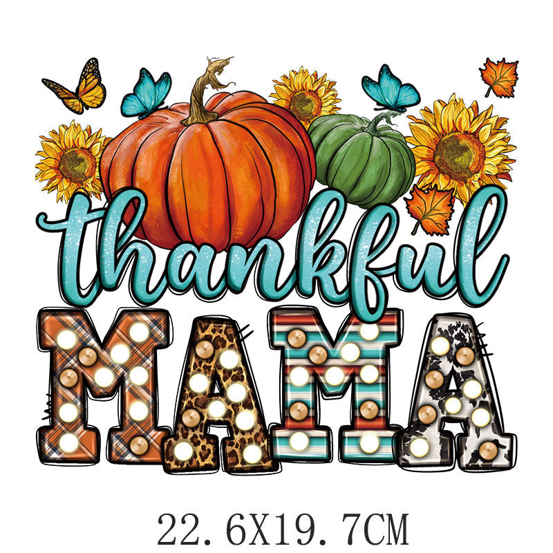 Wholesale Colorful Thanksgiving Heat Transfers   UV DTF Ready to Press Transfers Wraps