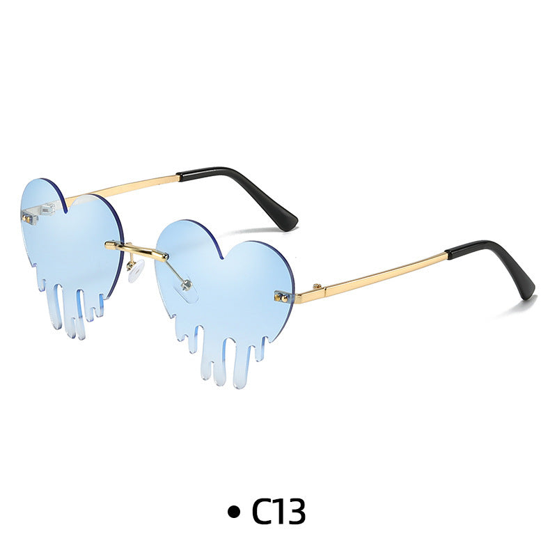 Wholesale 028 New Fashion Personalized Sunglasses Colorful Ocean Lens Sunglasses for Men and Women