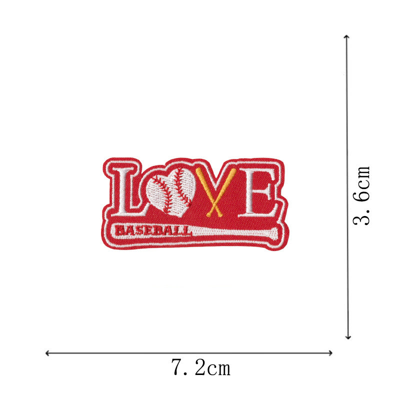 Wholesale Bow Cartoon Baseball DIY Patches