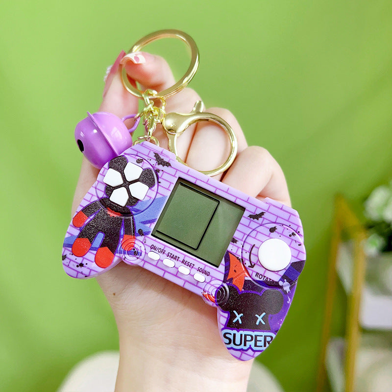 Wholesale Tetris Handheld Mini Game Console Plastic Keychains