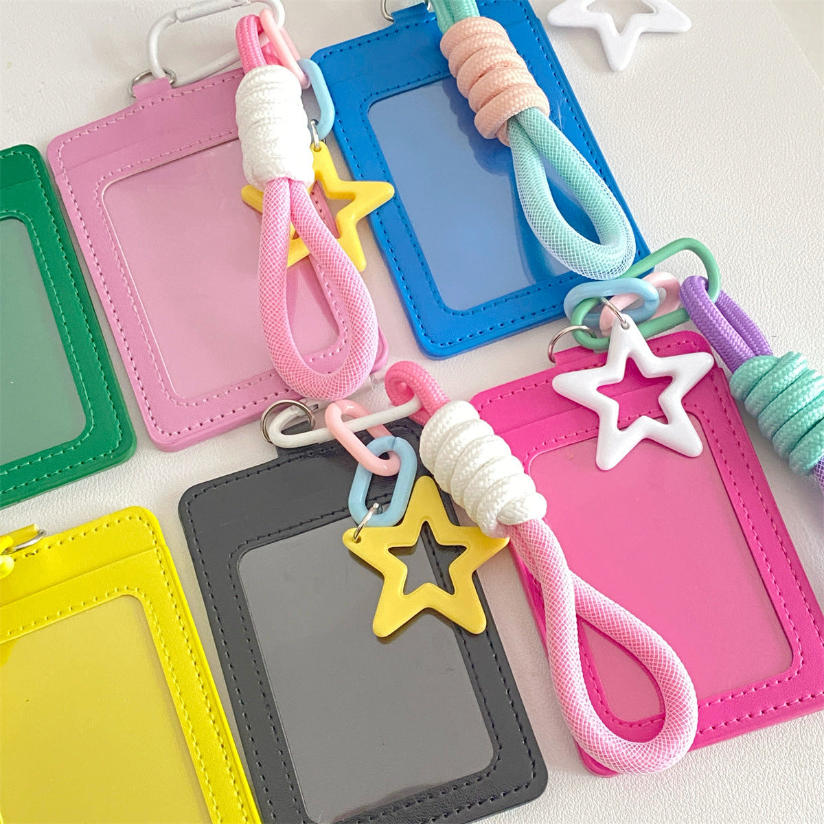 Wholesale Cute Candy Colored PU Card Holders