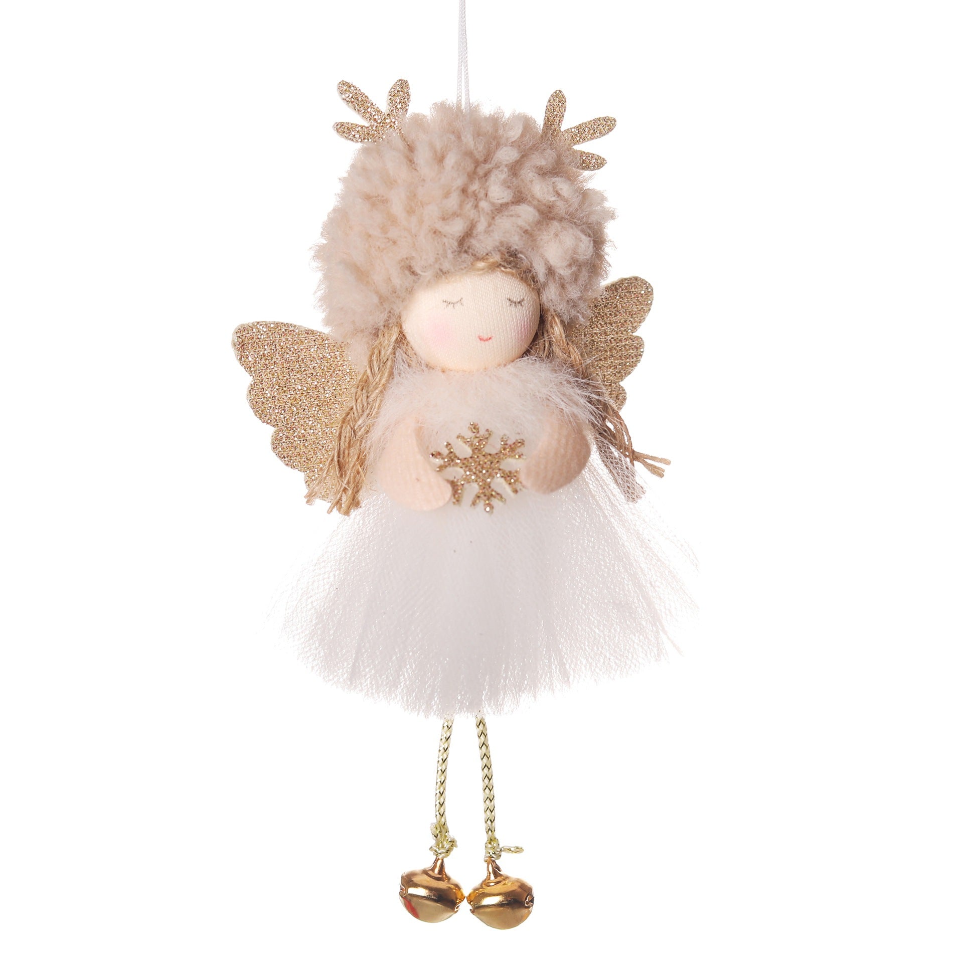 Wholesale Christmas Plush Yarn Skirt Angel Pendant Cute Doll Pendant