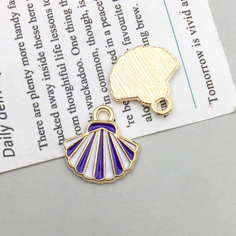 Wholesale 1 New Oil Dripping Alloy Colorful Simulation Apple Cherry DIY Pendant