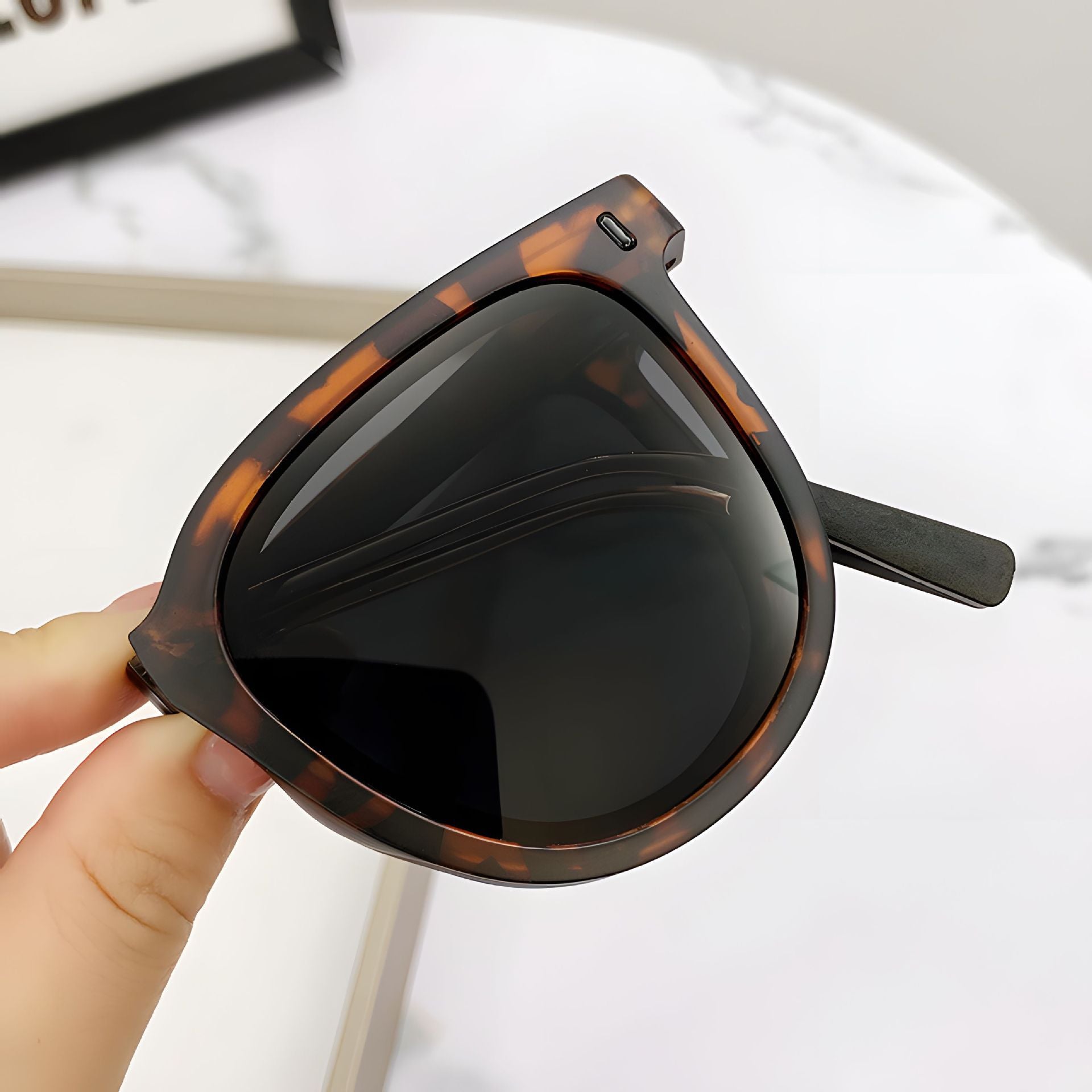 Wholesale Focus Folding sunglasses women's high-grade outdoor sun-proof sunglasses