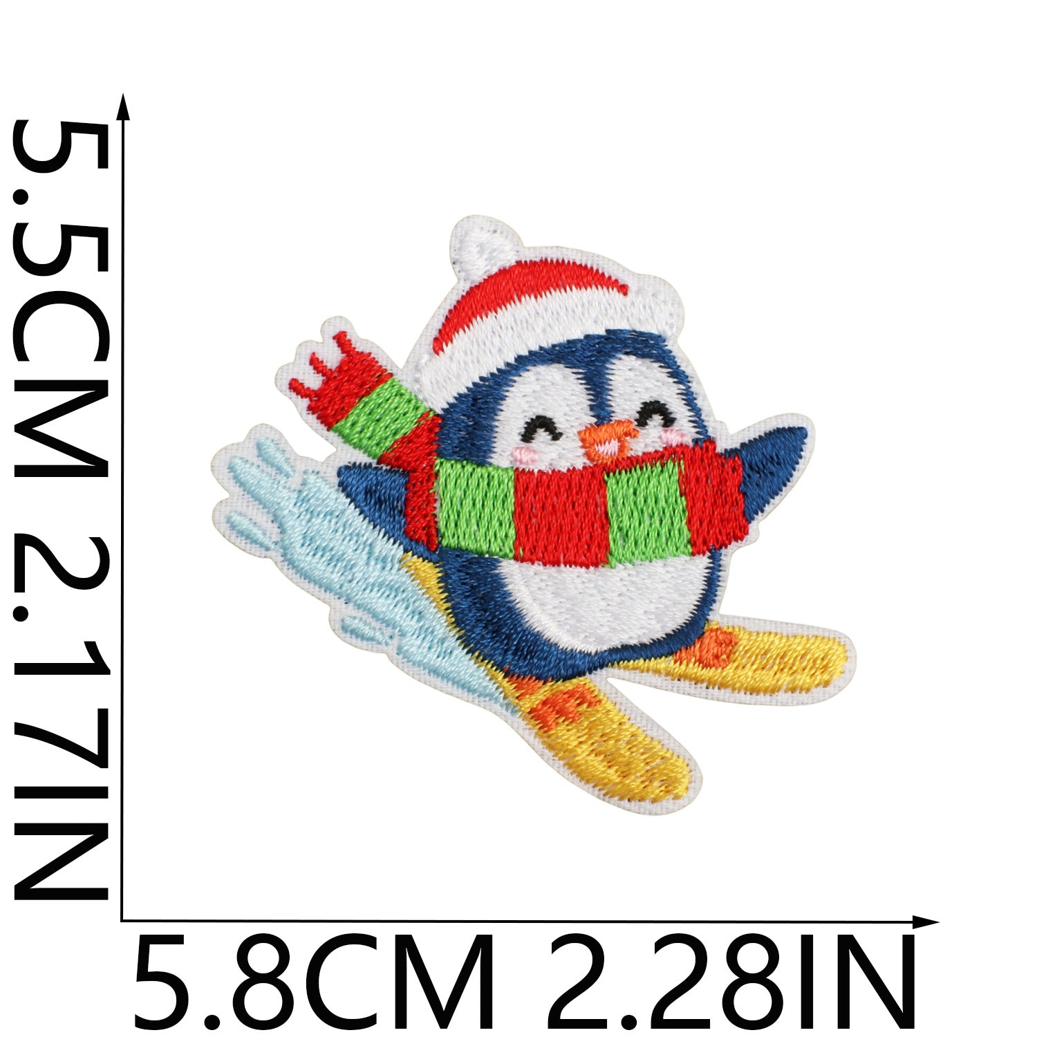 Wholesale Polyester Iron On Christmas Embroidered Patches Bells Stars Cartoon Design For Clothing DIY