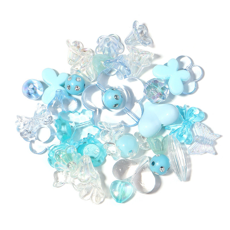 Wholesale Acrylic phone charm with random mixed cartoon beads