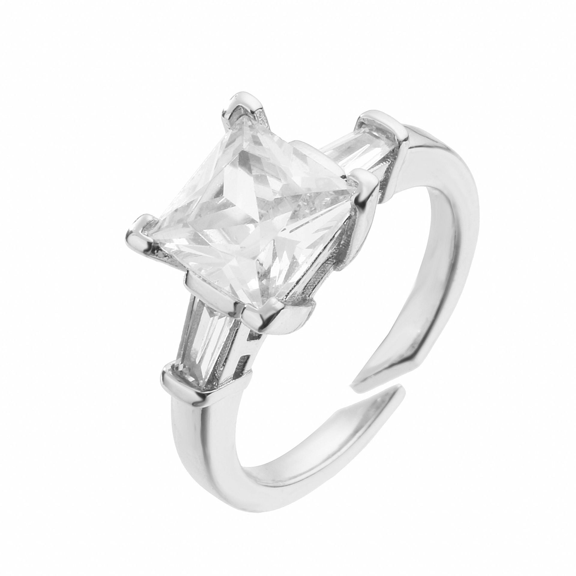 Wholesale Fashion Love Geometric Opening Adjustable Ring