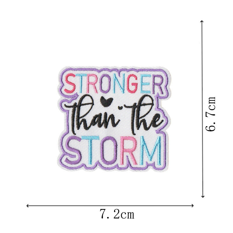 Wholesale Bible Verse Embroidered Iron On Patches Set Of 9 For ets Bags Hats Fashion Accessory For Resale