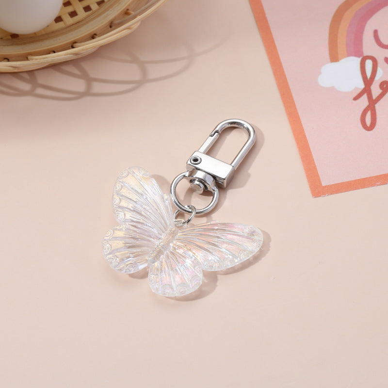 Wholesale Colorful Butterfly Rainbow Keychain