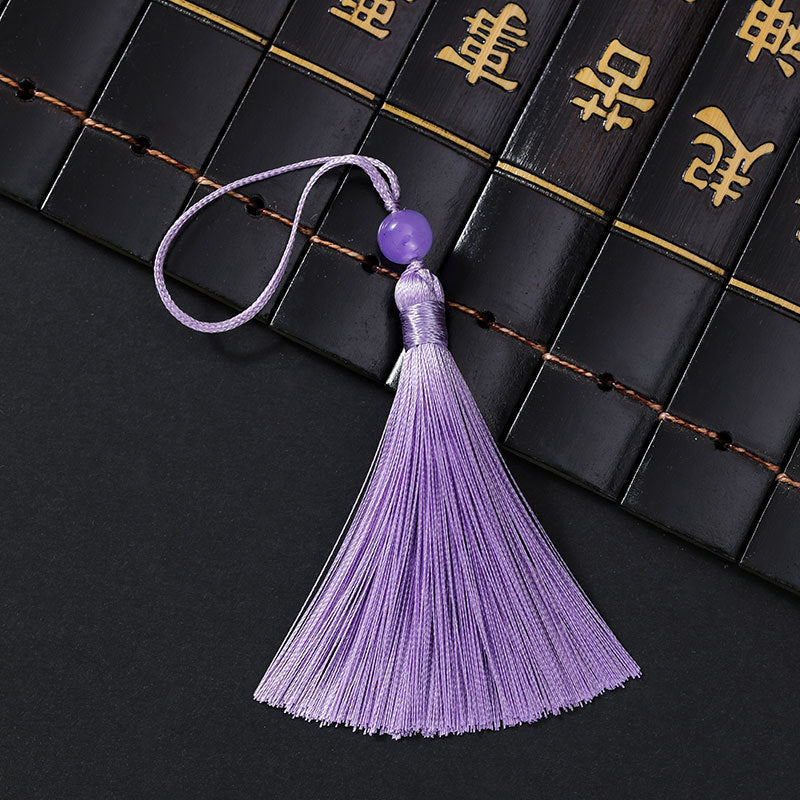 Wholesale 7cm Beaded Ice Silk Tassel Pendant
