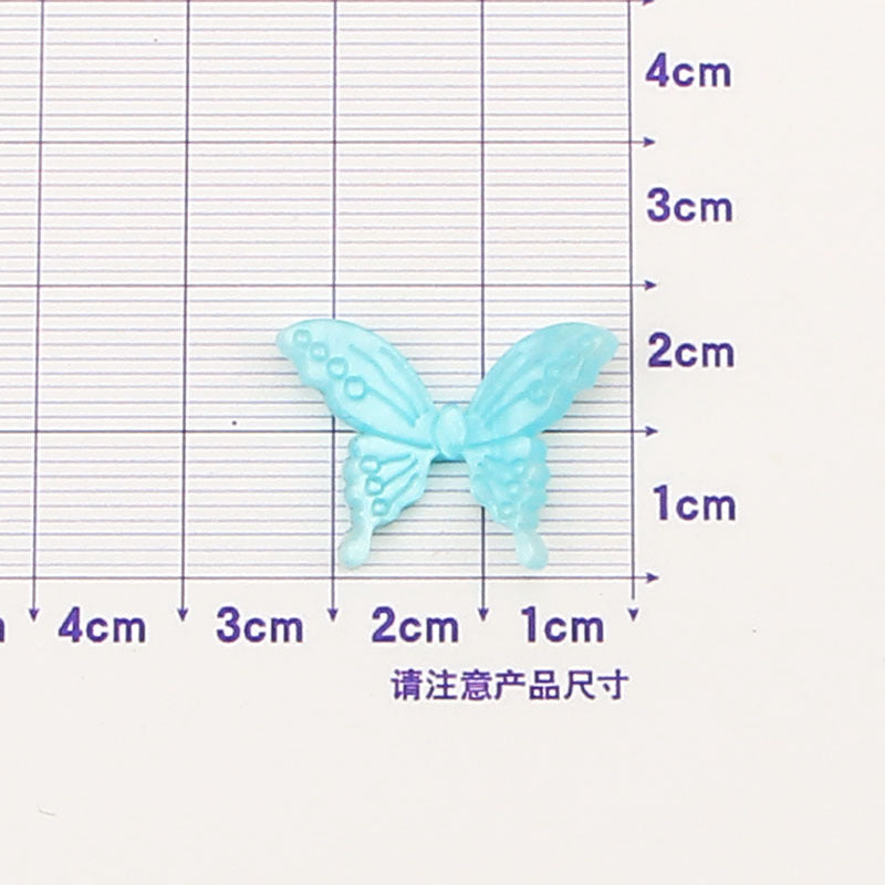 Caja de teléfono de pegamento para la crema de resina de color mariposa de color al por mayor