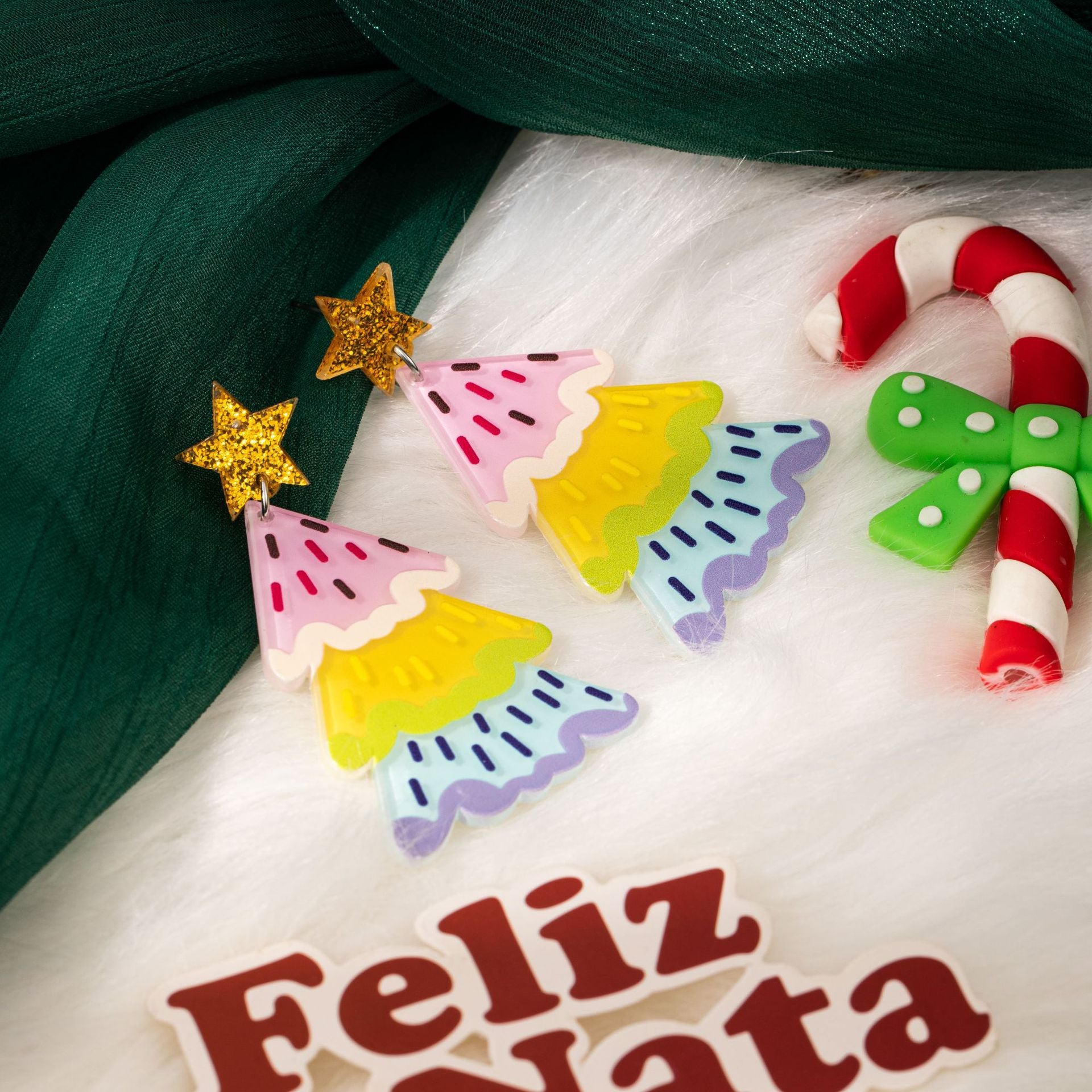 Wholesale Christmas snowflake earrings