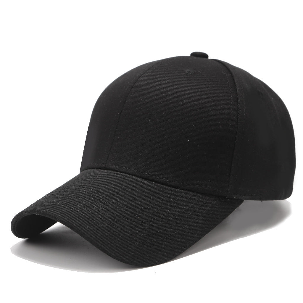 Wholesale Solid color all-match embroidered logo cap