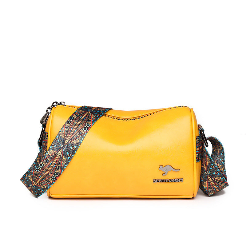 Wholesale PU Soft Leather Texture Large Capacity Shoulder Bag