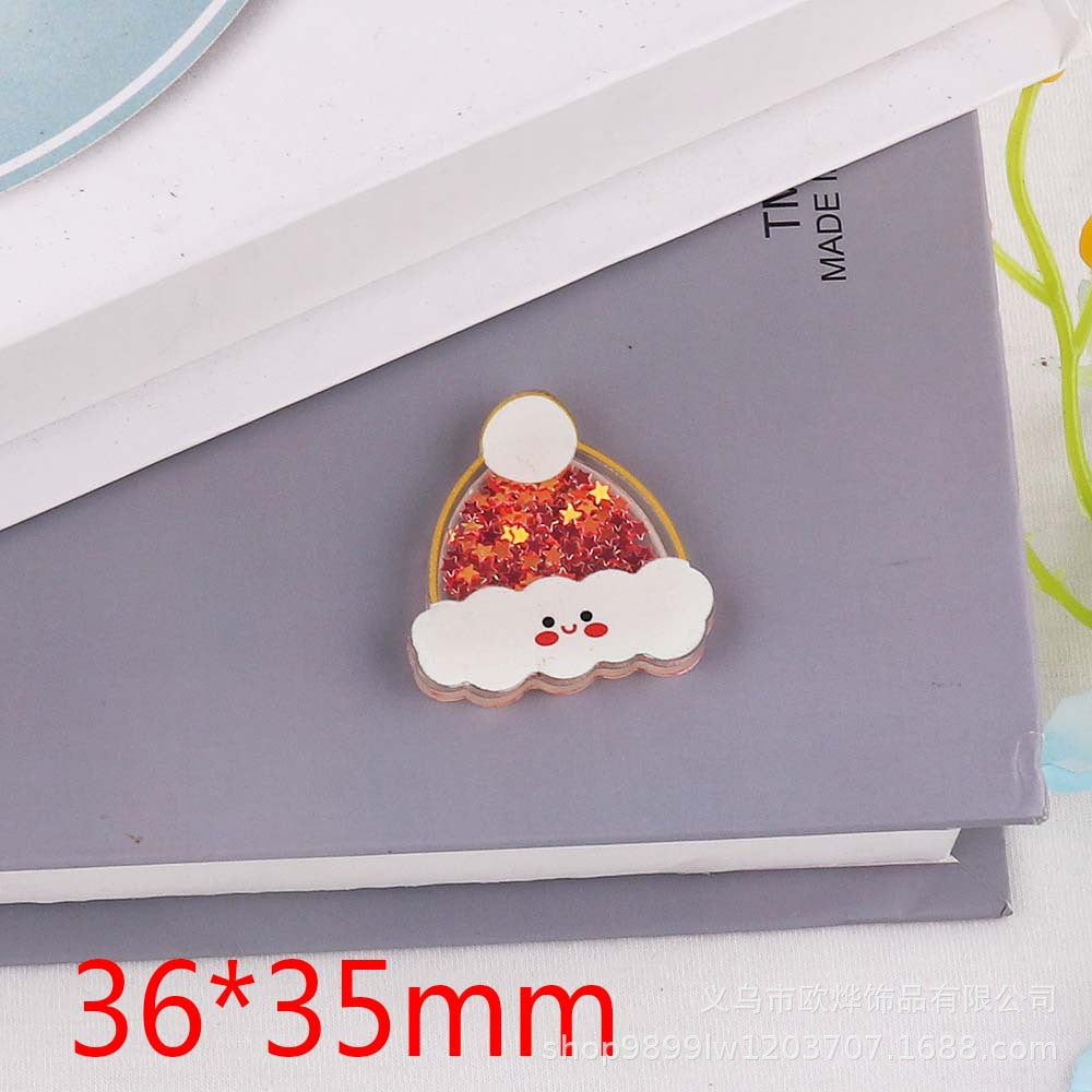Wholesale 10pcs Cartoon AcrylicJewelry Accessories DIY Patch FlatBack