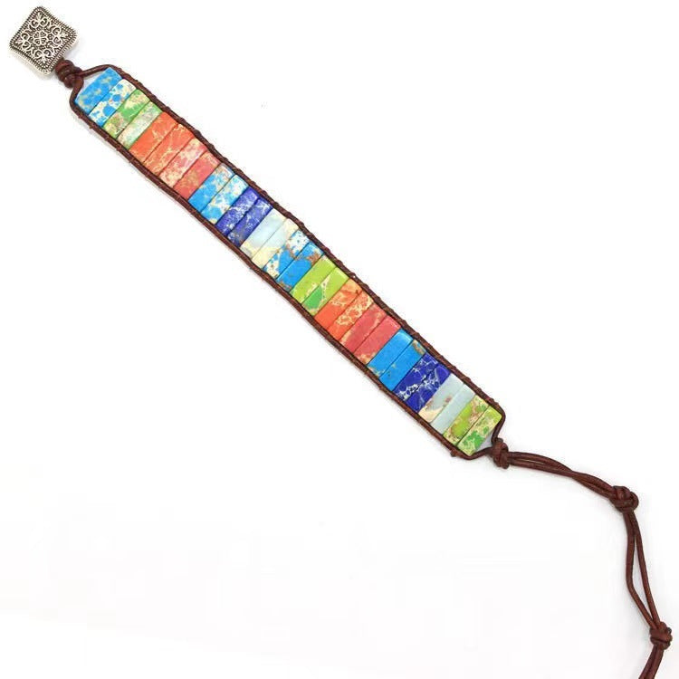 Wholesale Hand-woven Leather European and American Bohemian Creative Bracelet