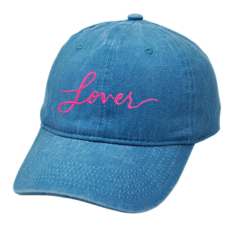 Wholesale Valentine's Day Lover Embroidered Cotton Baseball Hat