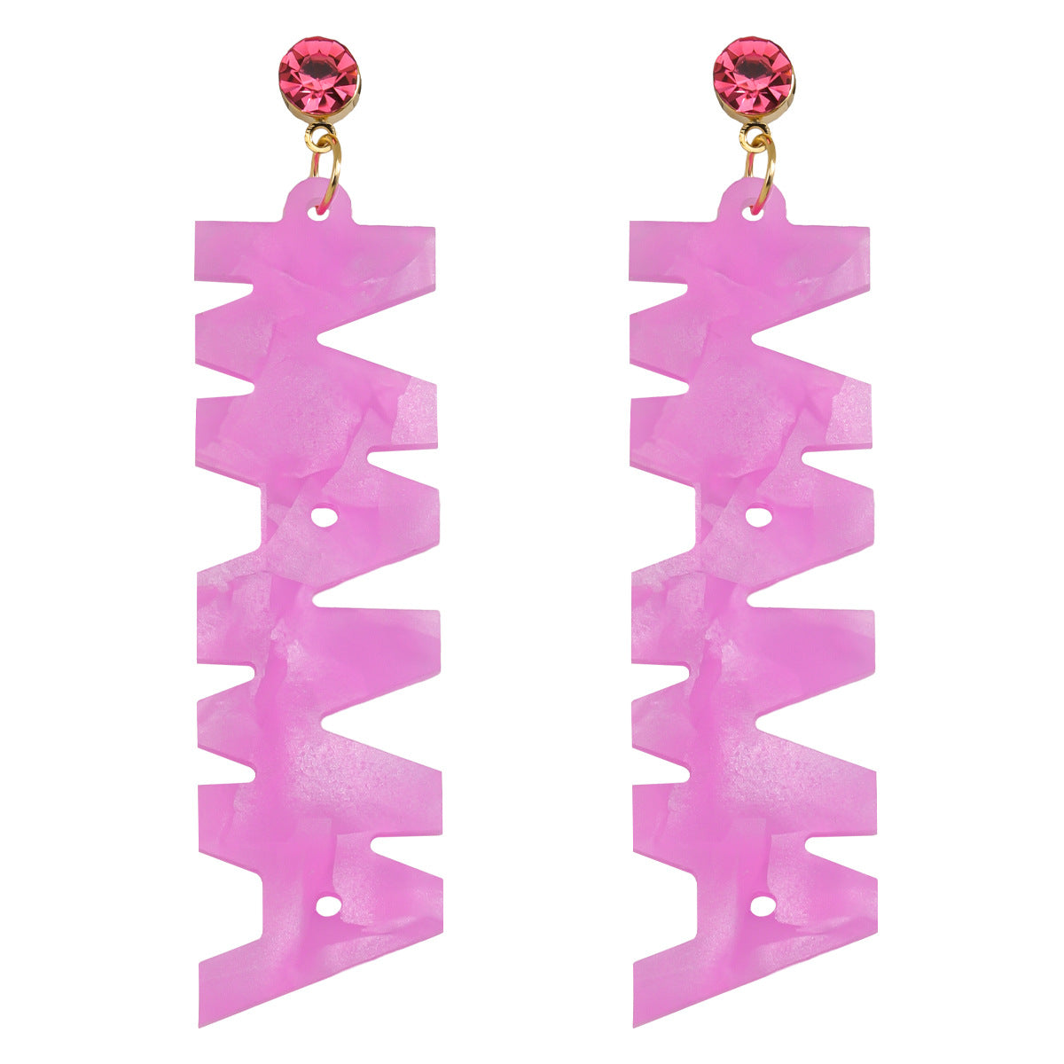 Wholesale MAMA Rice Pearl Diamond Earrings