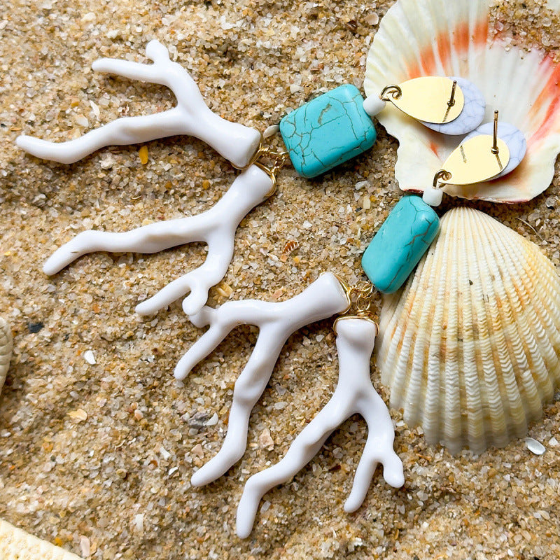 Wholesale Bohemian turquoise earrings