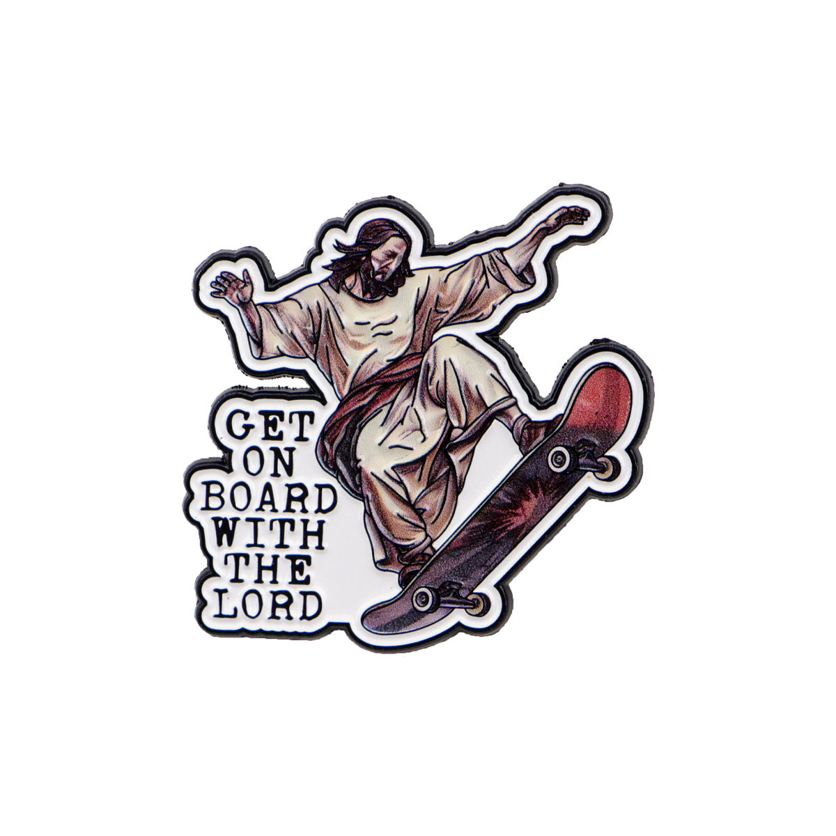 Wholesale Skateboard Brooch Cartoon Metal Badge Creative English Accessories