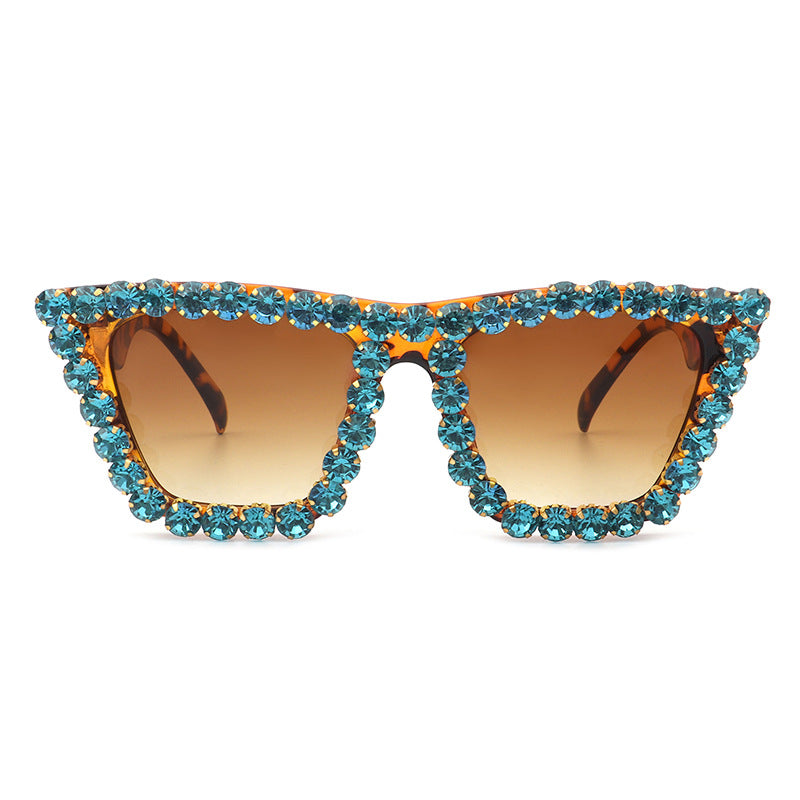 Wholesale Rhinestone Box PC Sunglasses