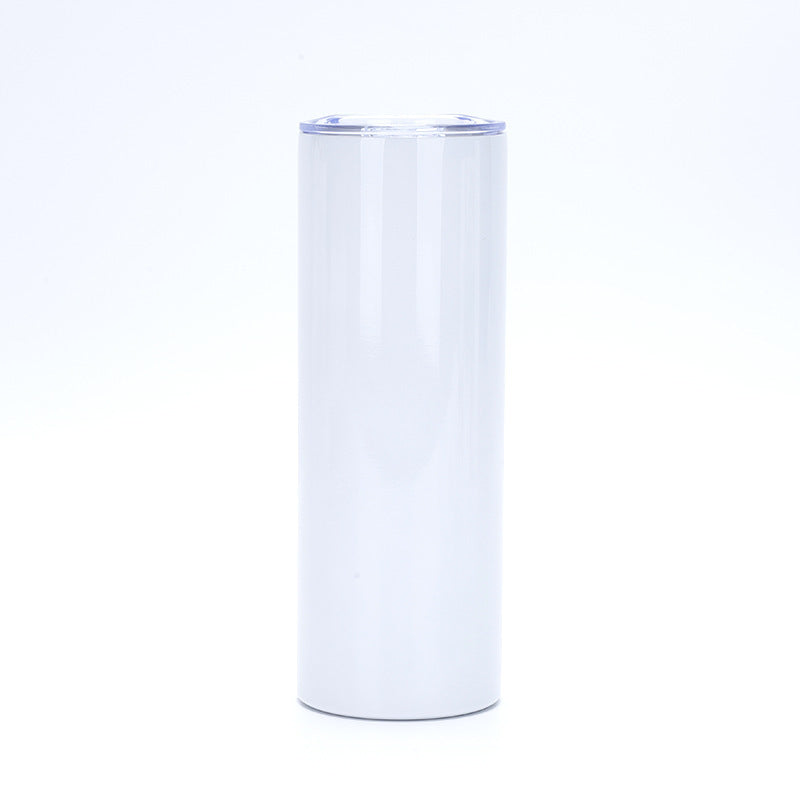 Wholesale 20oz 304 stainless steel sublimation coating heat transfer anti-fall straight tube diy suction cup thermos cup
