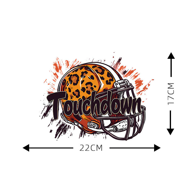 Wholesale rugby jersey UV DTF ready-to-use transfer stickers