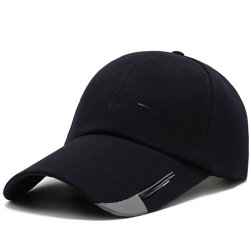 Wholesale Spring and Autumn Hat Men's Long Brim Korean Baseball CAP Outdoor Men's Fishing CAP Sunshade Sunscreen