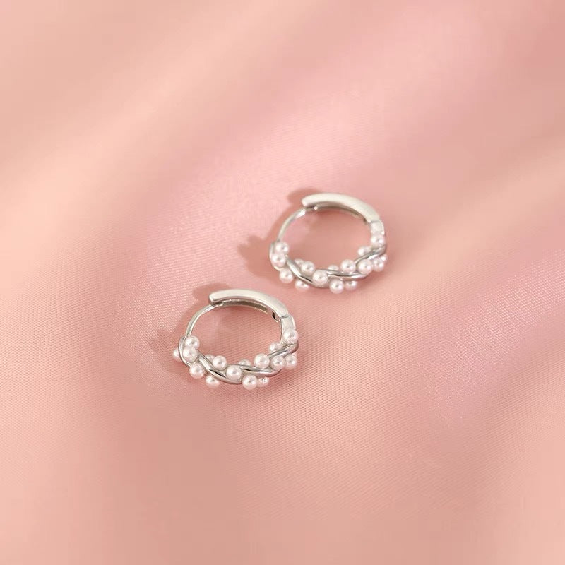 Wholesale High-grade pearl earrings irregular