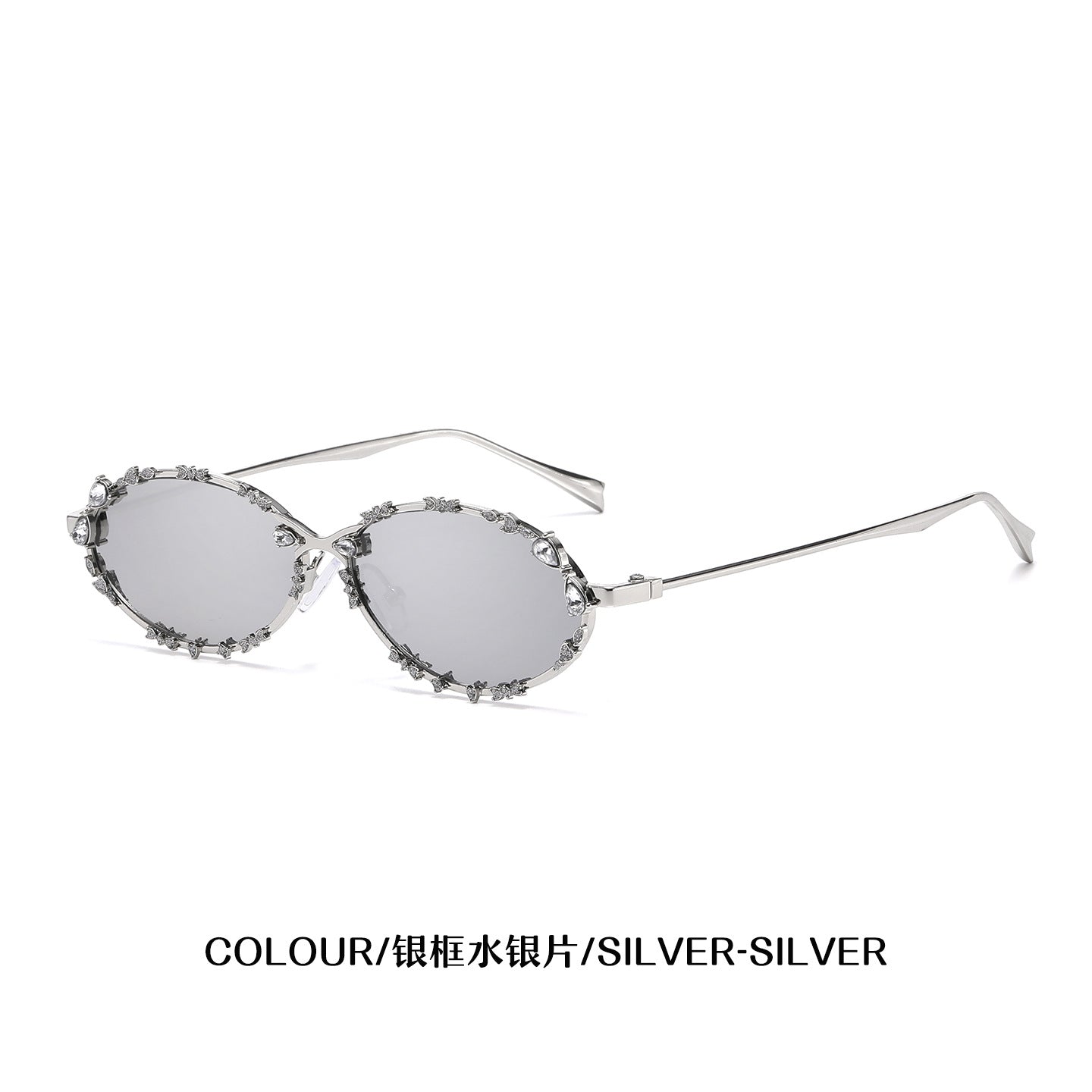 Wholesale Diamond studded anti blue light sunglasses