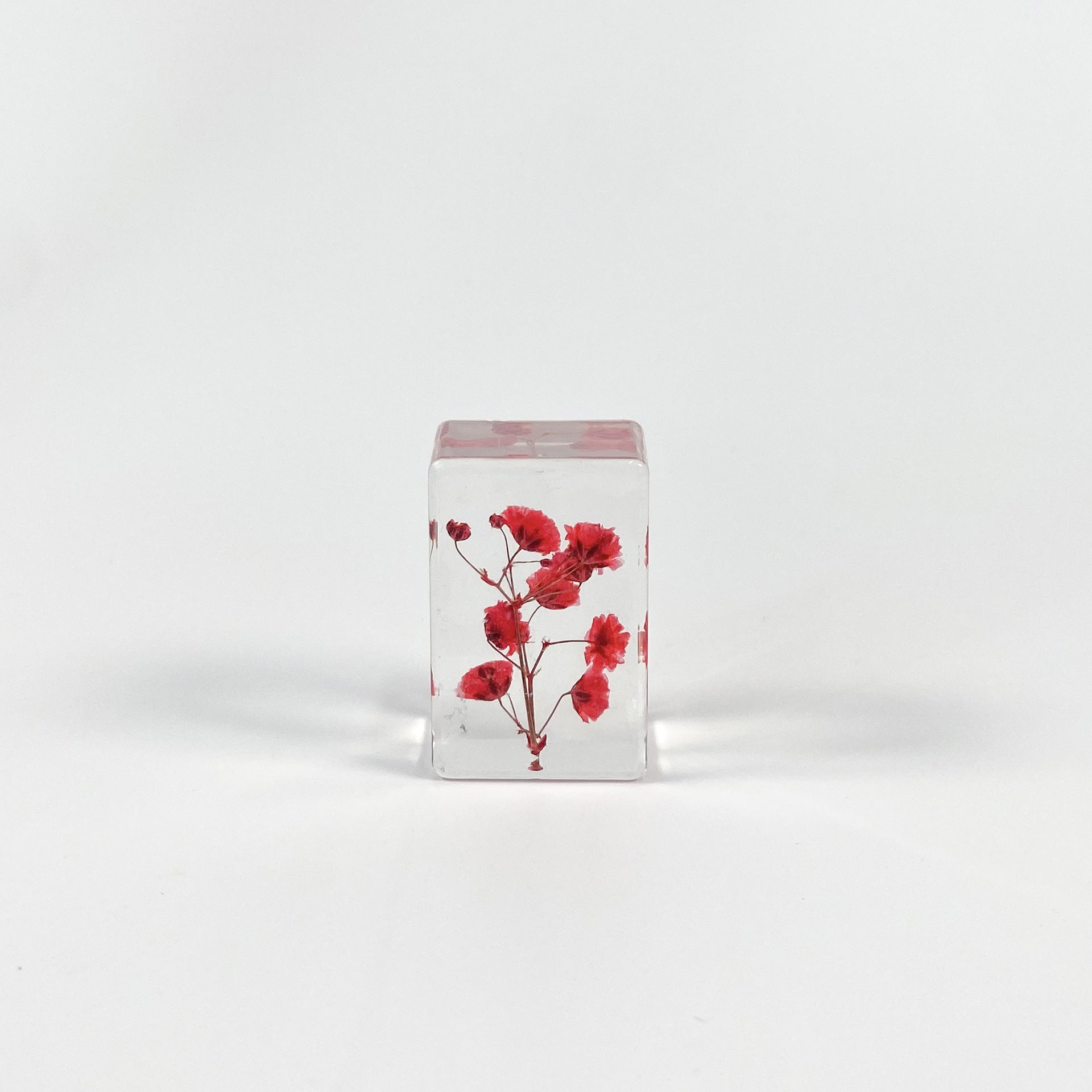 Wholesale 6pcs Handmade Glue Resin Transparent Dried Flower Specimen Ornaments