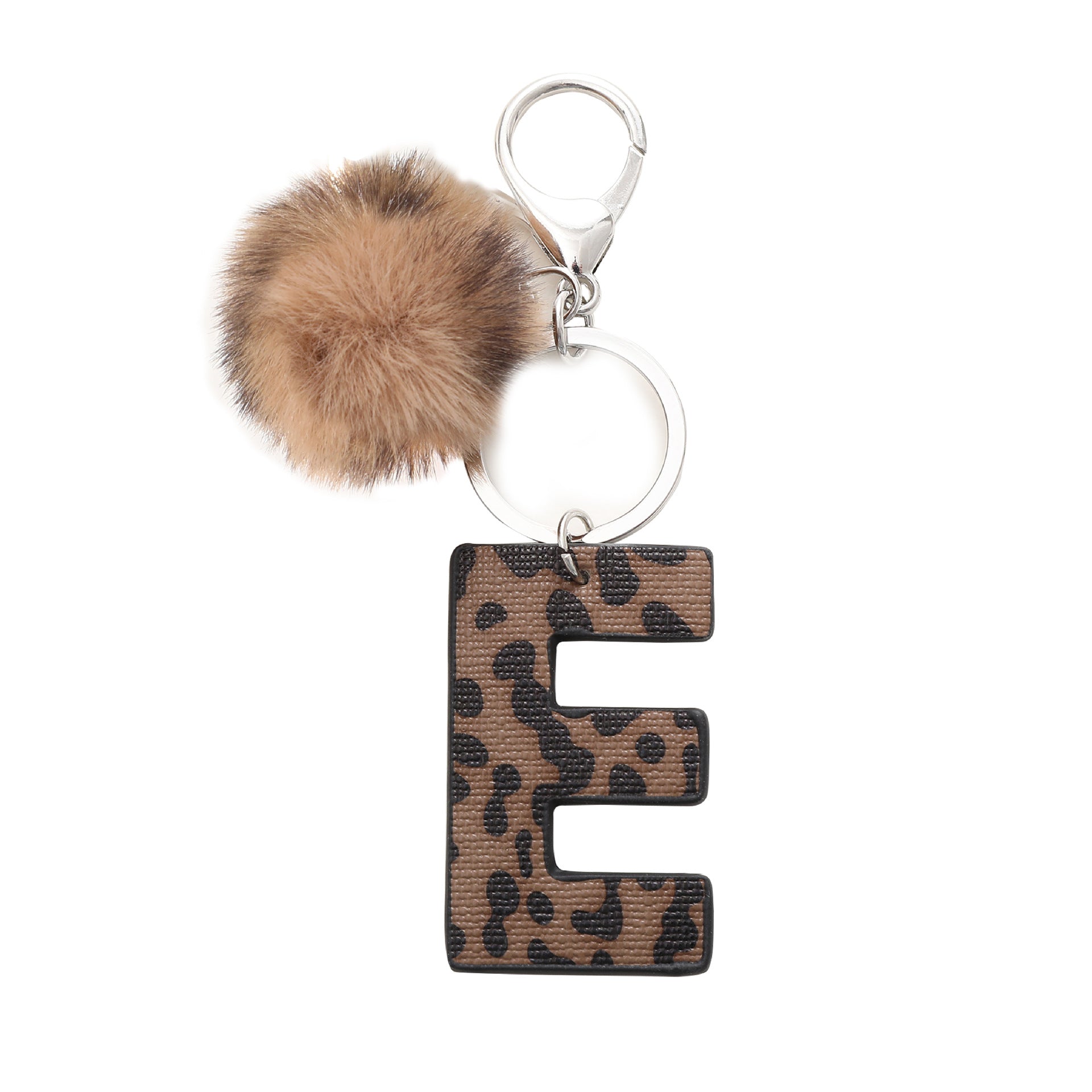 Wholesale Western Cowboy Leopard Leather Keychains