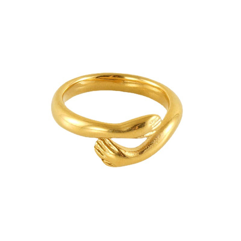 Wholesale 18k Gold Stainless Steel Titanium Steel Ring