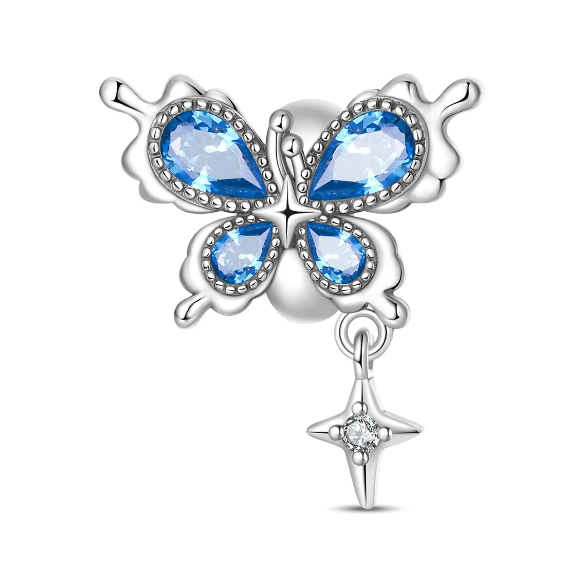 Wholesale Christmas Snowflake Christmas Tree Bell Sock Charms