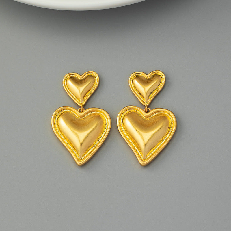 Wholesale Gold Plated Love Earrings