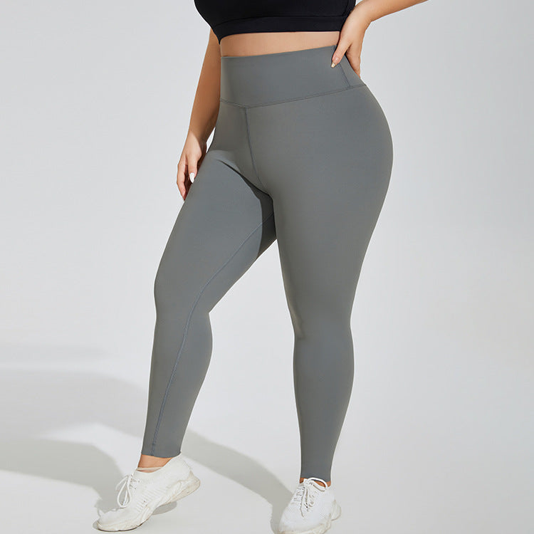 Wholesale Large Size Yoga Pants High Waist Hip Lifting Seamless Cloud Sense Women's Fitness Sports Pants