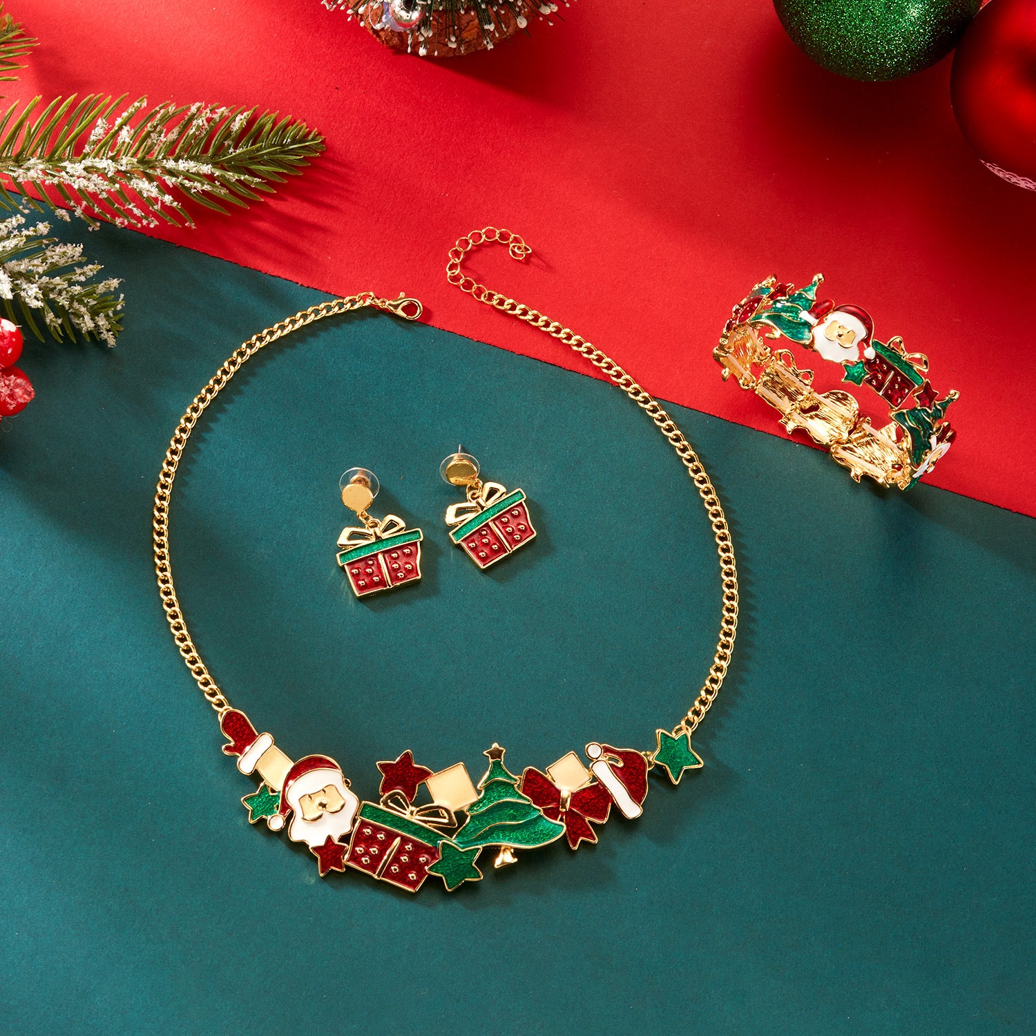 Wholesale  Christmas Tree Jewelry Set