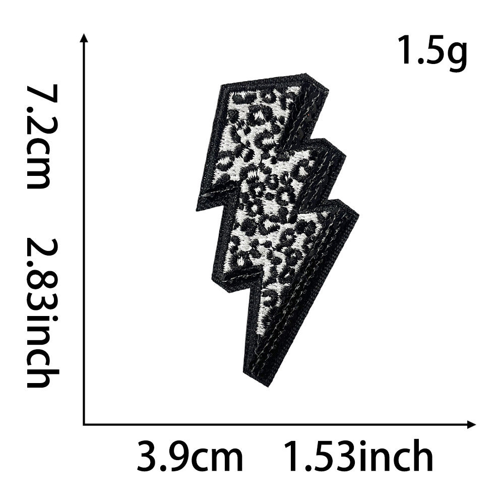 Wholesale Leopard Print MAMA Iron On Embroidered Patch DIY Fashion Accessory For Hats Bags Clothing Gift Boutique
