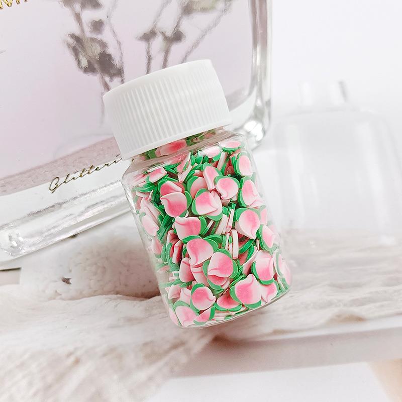 Wholesale Fruit clay slices 20ml small bottle 15g