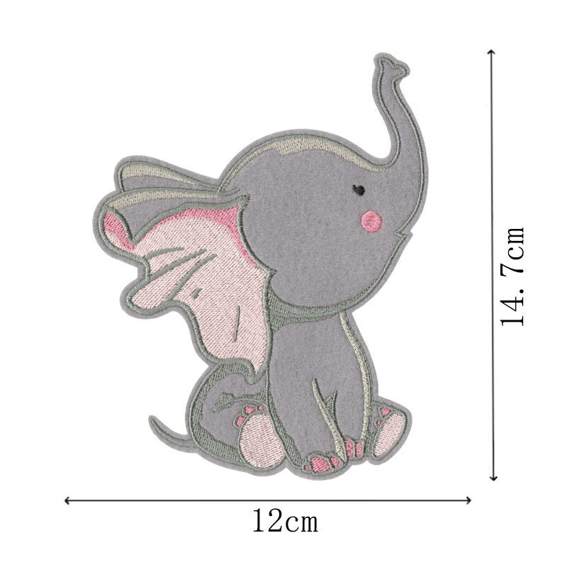 Wholesale Cartoon embroidery clothing decoration large patch cloth stickers