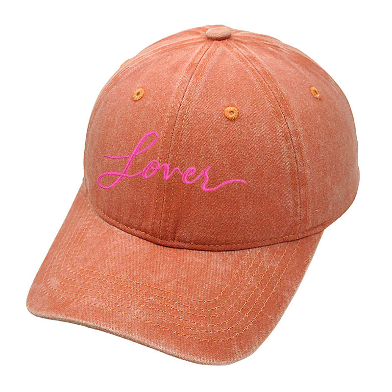 Wholesale Valentine's Day Lover Embroidered Cotton Baseball Hat