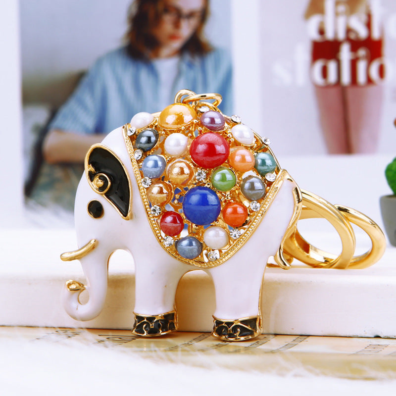 Wholesale Pink Diamond Koala Bear Metal Keychain