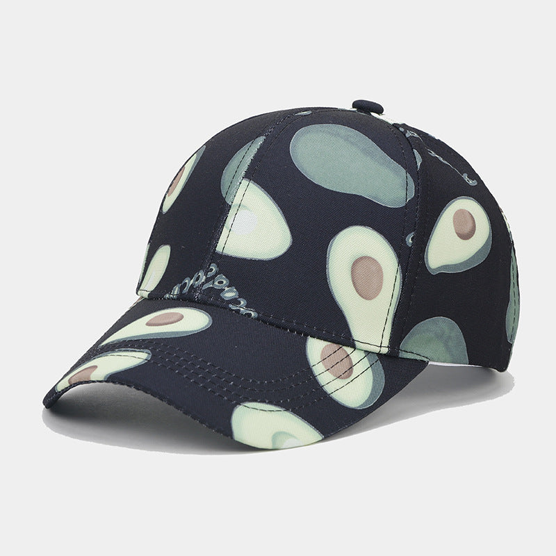 Wholesale Polyester Avocado Pattern Baseball Cap