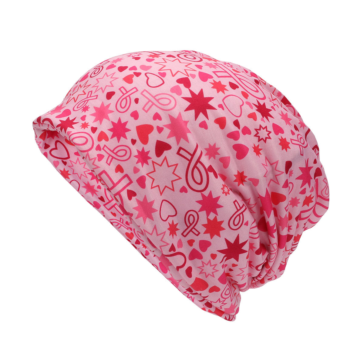 Wholesale Classic Love Breast Color Turban Color Pullover Hat