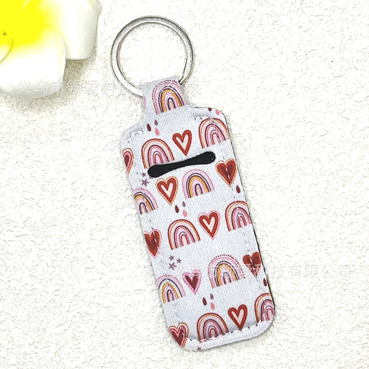 Wholesale Portable Lipstick Cover Lipstick Cover Diving Material Neoprene Keychain
