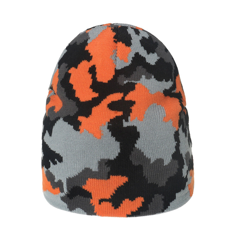 Wholesale Winter Camouflage Jacquard Acrylic Wool Hats